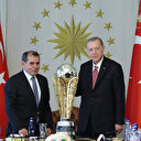 Cumhurbaşkanı Erdoğan Galatasaray'ı kabul etti