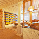 Kütüphanesi de açıldı