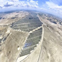 Avrupa'nın en büyük güneş enerji santrali 2 bin 700 metre yüksekten görüntülendi