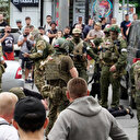 Rostov'da Wagner grubu savaşçıları sokaklarda