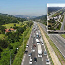 Bolu geçişinde tatilcilerin trafik yoğunluğu devam ediyor