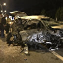 TEM Otoyolu'nda kaza: Aynı otomobilden sekiz yaralı çıktı