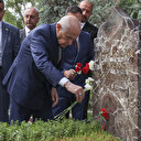 MHP Genel Başkanı Bahçeli Alparslan Türkeş'in kabrini ziyaret etti