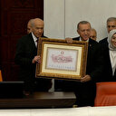 Cumhurbaşkanı Erdoğan Bahçeli'den mazbatasını aldı