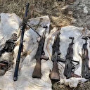 Pençe-Kilit Operasyonu bölgesinde teröristlerin kullandığı çok sayıda silah ele geçirildi