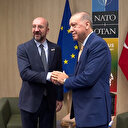 Cumhurbaşkanı Erdoğan AB Konseyi Başkanı Charles Michel'i kabul etti