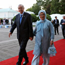 Cumhurbaşkanı Erdoğan ve eşi Emine Erdoğan NATO Zirvesi akşam yemeğine katıldı