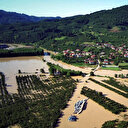 Düzce'nin İçmeler köyü su altında: Bölge dronla görüntülendi