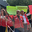 CHP'li Kadıköy Belediyesinde isyan var: İşçiler ücretlerinin artırılması için eylem yaptı