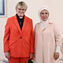 Emine Erdoğan İsveç Başbakanı Kristersson'un eşi Birgitta Ed ile görüştü