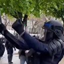 Fransız polis Nahel için sokağa dökülen protestocuları kışkırtmaya çalıştı