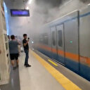 Kirazlı metro durağında yangın paniği