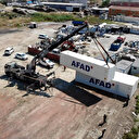 Olası Marmara depremi için hazırlıklar başladı: AFAD Silivri'de oluşturulan merkeze konteyner depolamaya başladı