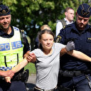 Greta Thunberg condamnée en Suède pour avoir désobéi à la police