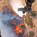 Menemen'de orman yangını: Alevlere havadan ve karadan müdahale ediliyor