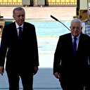 Cumhurbaşkanı Erdoğan resmi törenle karşıladı: Filistin Devlet Başkanı Mahmud Abbas Ankara'da