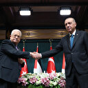 Cumhurbaşkanı Erdoğan ile Filistin Devlet Başkanı Abbas ortak basın toplantısı yaptı: Barış için iki devletli çözüm şart
