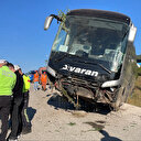Bolu'da yolcu otobüsü kontrolden çıktı: 14 yaralı