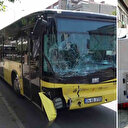 Kırmızı ışıkta geçen İETT otobüsü kazaya neden oldu