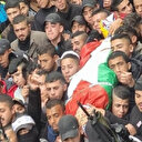 تشييع جثمان فلسطيني قتله جيش الاحتلال الإسرائيلي في نابلس