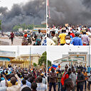 Nijer'de darbe destekçileri Rus bayraklarıyla sokağa indi