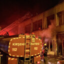 Kırşehir'de korkutan yangın: İş hanındaki dokuz iş yeri zarar gördü