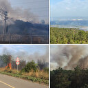 Kocaeli'de TÜBİTAK yerleşkesinde orman yangını: Dört uçak ve iki helikopter ile müdahale edildi