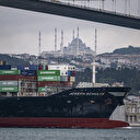 Le "Joseph Schulte", en provenance de l'Ukraine, a traversé le Bosphore à Istanbul