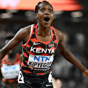 Mondiaux d'athlétisme: troisième titre pour la Kényane Kipyegon sur 1500 m