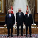 Külliye'de üçlü görüşme: Cumhurbaşkanı Erdoğan Yargıtay Başkanı Akarca ile Yargıtay Başsavcısı Şahin'i kabul etti