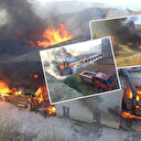 Kastamonu'da kapı fabrikasında yangın çıktı