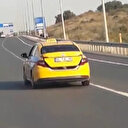 Taksi bagajında tehlikeli yolculuk
