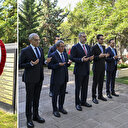 Bakan Fidan Dışişleri Şehitliği'ni ziyaret etti