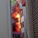 Ataşehir'de 5 katlı binada yangın paniği