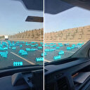 TEM Otoyolu'nda feci kaza: Damacanalar yola savruldu