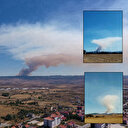 Bolu'da ormanlık alanda çıkan yangına müdahale ediliyor