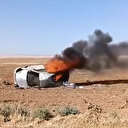Suriye'de PKK'lıların bulunduğu araç SİHA ile vuruldu