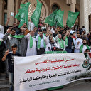 Gaza: des centaines de Palestiniens protestent contre la prise d'assaut d’Al-Aqsa par des colons