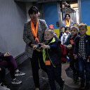 Ukrayna'da çocuklar savaş nedeniyle metro istasyonlarında eğitim alıyor