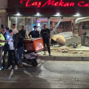 Beykoz'da hafif ticari araç kafeye girdi