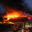 Manisa'da geri dönüşüm fabrikasında yangın