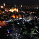Istanbul: Des dizaines de milliers de personnes rassemblées sur le Pont Galata en soutien à la Palestine