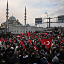 Istanbul: Des dizaines de milliers de personnes rassemblées sur le Pont Galata en soutien à la Palestine