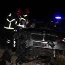 Tarlaya uçup 120 metre sonra durabildi: 'Aracı ben kullanmıyordum' deyince ekipler harekete geçti