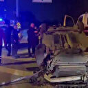 Üsküdar D-100 Karayolu'nda feci kaza: Dört yaralı var