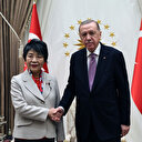 Cumhurbaşkanı Erdoğan Japonya Dışişleri Bakanı Yoko'yu kabul etti