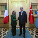 Cumhurbaşkanı Erdoğan İtalya Başbakanı Meloni'yi kabul etti