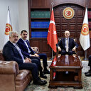 Meclis Bakanı Kurtulmuş Cumhur İttifakı'nın İstanbul adayı Kurum ile görüştü