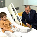 Cumhurbaşkanı Erdoğan, İzmir Şehir Hastanesindeki çocukları ziyaret etti