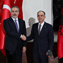 Le ministre turc des Affaires étrangères rencontre le président albanais